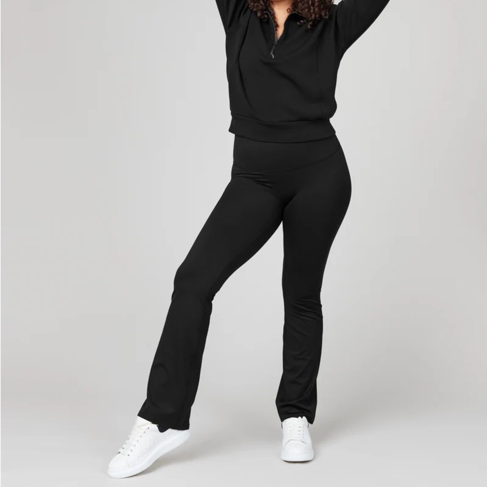 Spanx Soft & Smooth Active Flare Pant Black - image 1